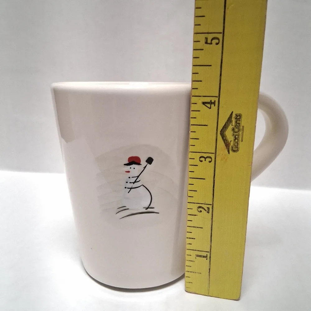 Williams Sonoma Snowman Coffer Mugs